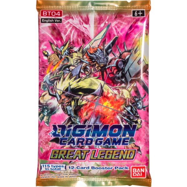 Digimon Card Game: Great Legend Booster Pack (BT04)