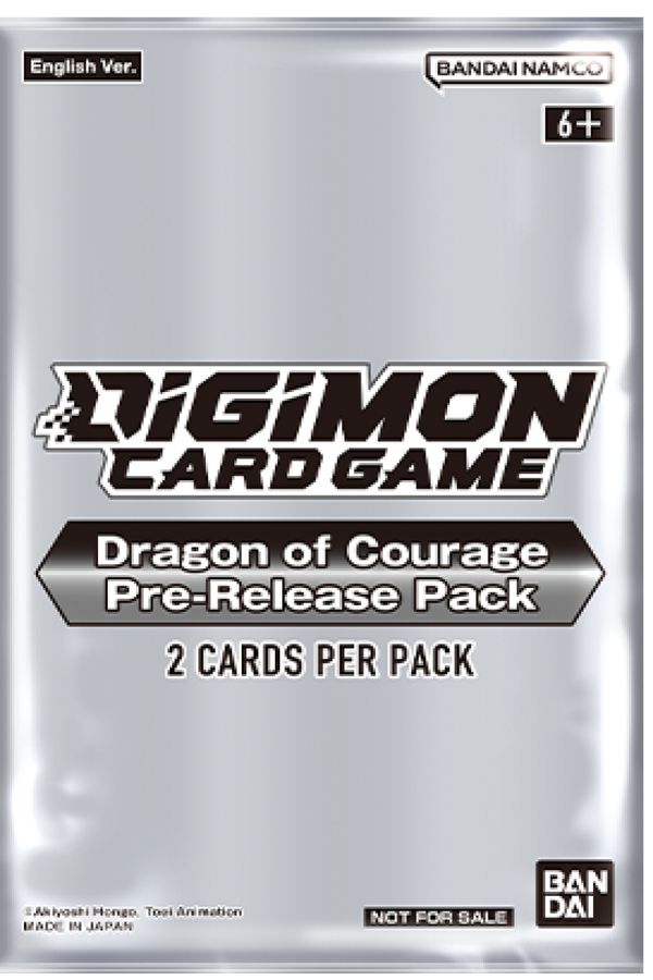 Digimon Card Game: Dragon of Courage Pre-Release Pack