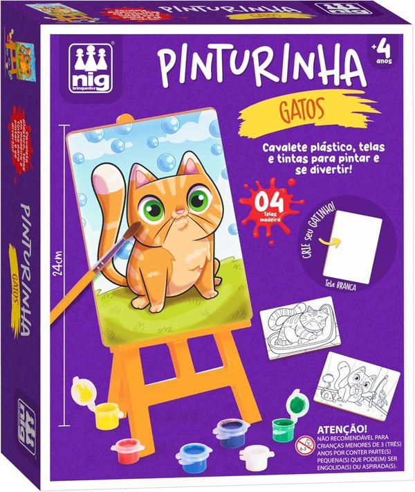PINTURINHA GATOS NIG - 242