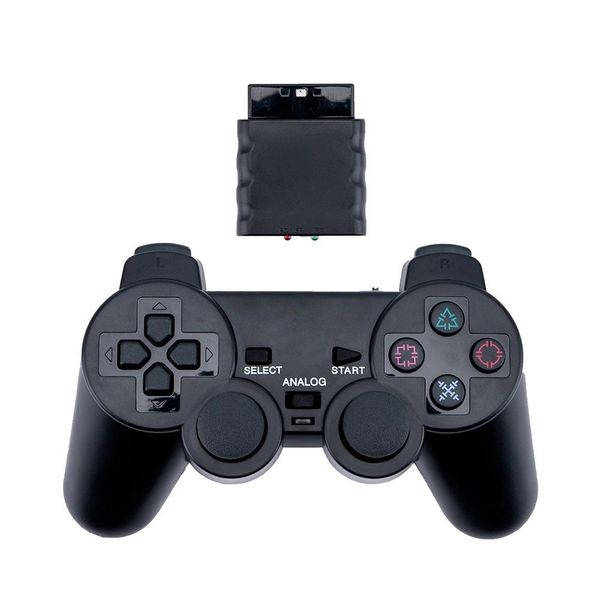 Controle sem Fio Compativel Playstation 2 com Adaptador