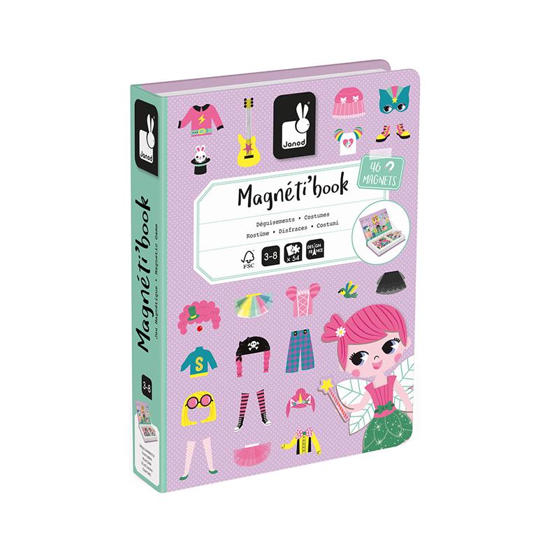 Livro Magnético Infantil - Festa Fashion - Janod