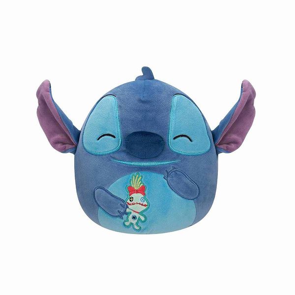 Pelúcia Squishmallow 20 cm - Stitch com Xepa 3848 - Sunny