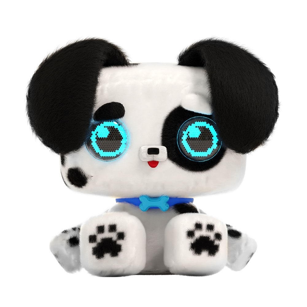 Pelúcia - Interativa - Pixel Hugs - Rexel - Preto - Multikids