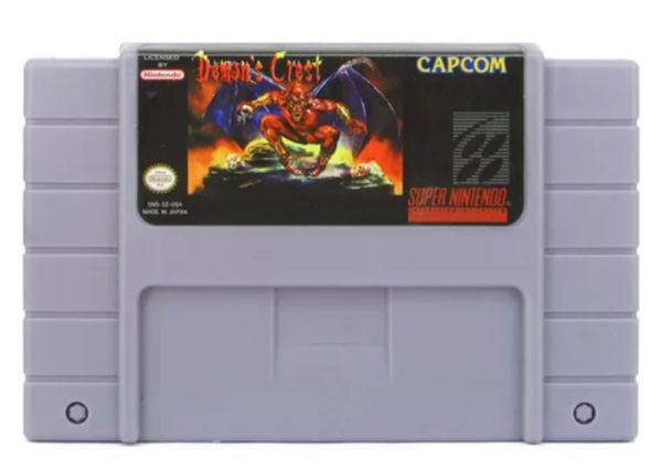 Jogo Super Nintendo Demons Crest