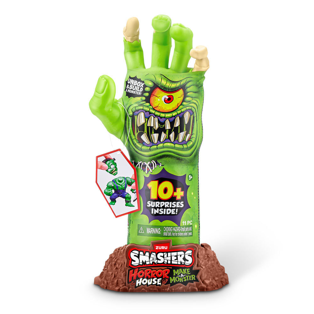 Boneco De Ação - Smashers - Casa Do Horror Mão - Modelos Sortidos - Fun