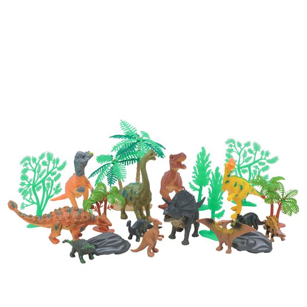 Brinquedo Coleção Dinossauros Sortidos 21 Pçs Blister Animal Planet Warner +3