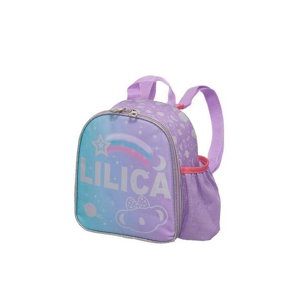 Lancheira de Costas Lilica Ripilica Pacific Make AWish Lilás Único