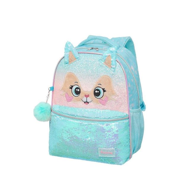 Mochila de Costas Pacific Pack Me Sweet Fox Verde Água Único