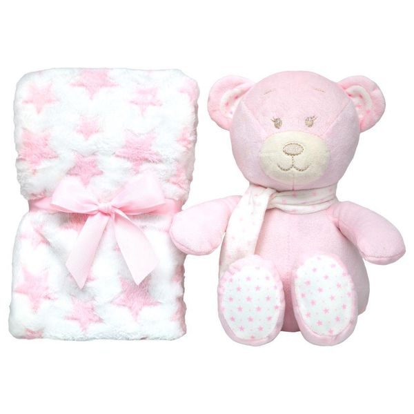 Kit Presenteável Buba Ursinho Com Matinha Soninho Rosa Único