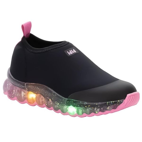 Tênis Infantil de Luz Bibi Roller Celebration Preto/Candy 1079168 32