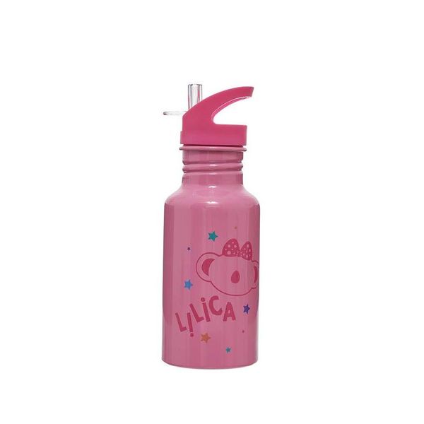 Garrafa de Alumínio Pacific Lilica Ripilica Super Star Rosa Único