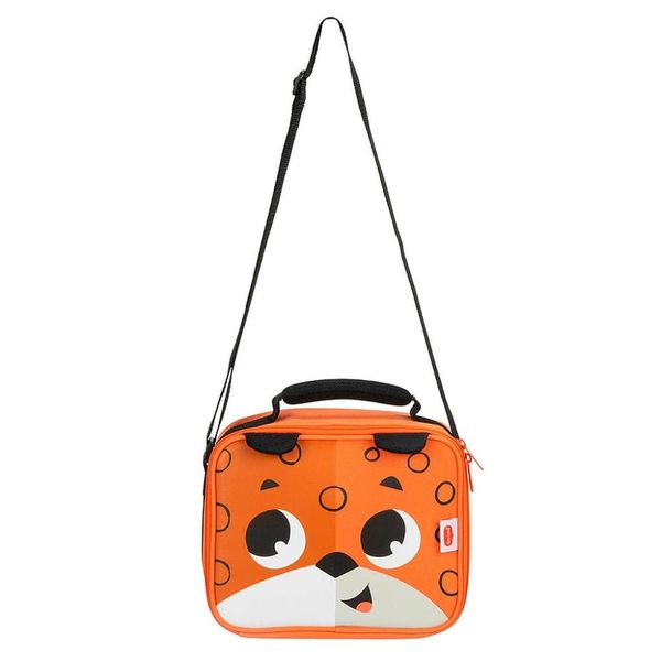 Lancheira Térmica Tiny Love Safari Jaguar Laranja Único