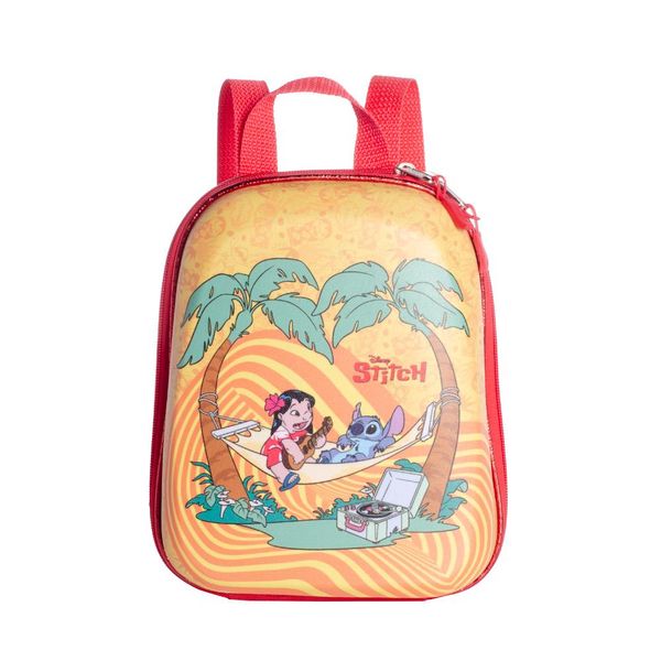 Mochila Pequena Maxtoy Stitch Tropical Colorido Único
