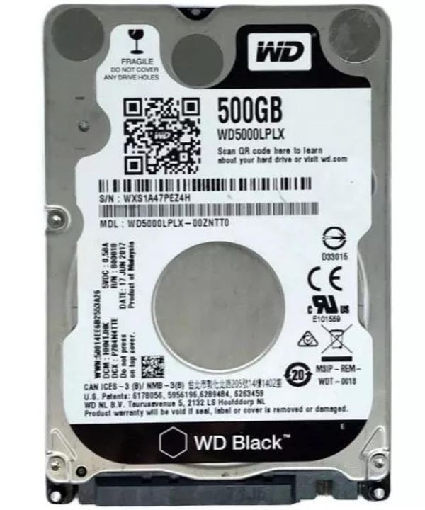 HD Externo Disco Rígido Interno 500GB 2.5" Notebook