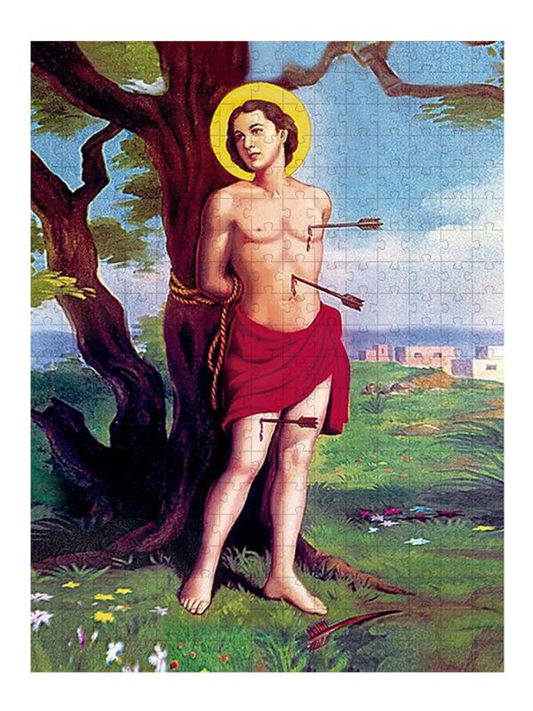 Quebra-Cabeça Santos de Deus São Sebastião de 60 peças