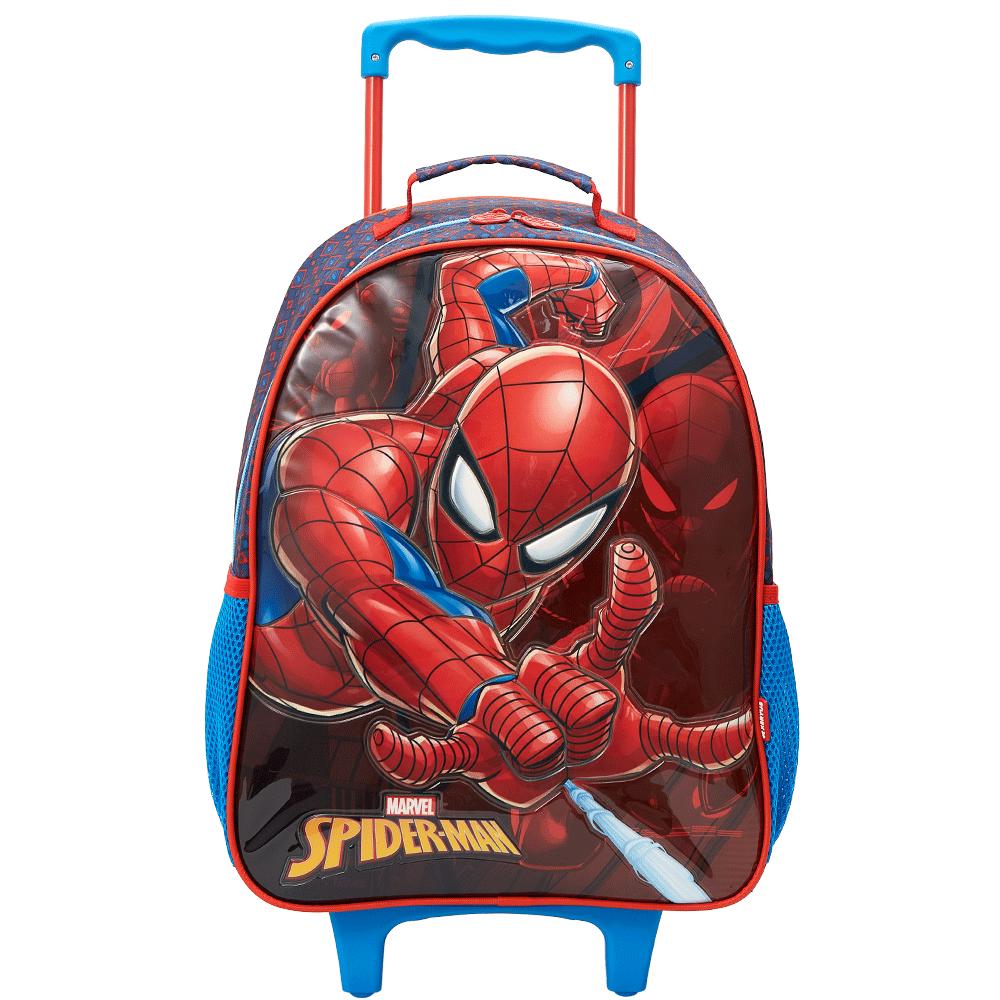 5 temas superdiferentes para festa de quinze anos 3 Mochila Escolar Com Rodinhas Marvel Spider Man Xeryus 0