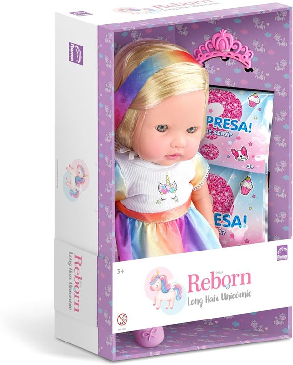 REBORN LONG HAIR UNICORNIO VINIL - ROMA