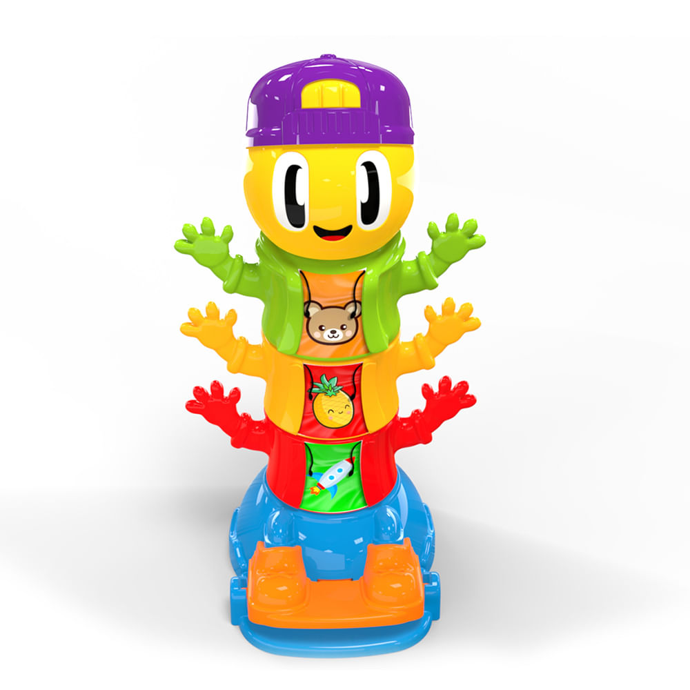 Conheça uma lista com brinquedos para bebês de 6 meses 5 Brinquedo Interativo Minimi Centopeia Pula Pula Modelos Sortidos Jxp Brink 0