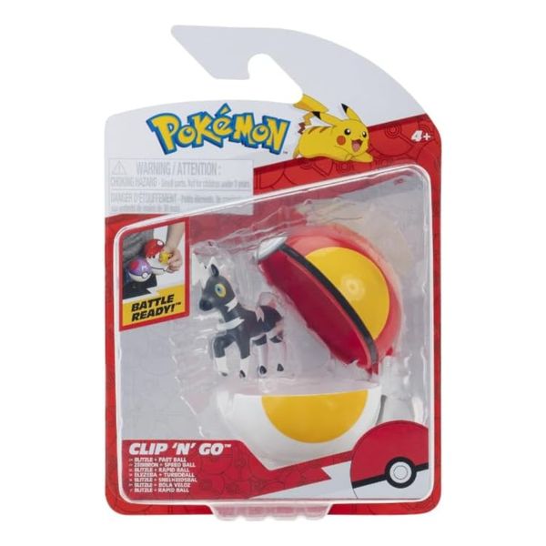 Boneco Pokemon Pokemon Clip ‘N’ Go Blitzle