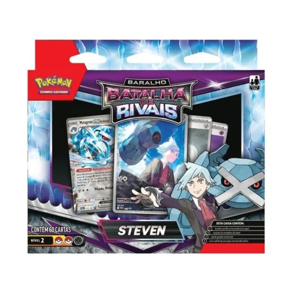 Pokémon Deck Baralho Batalha De Rivais Steven