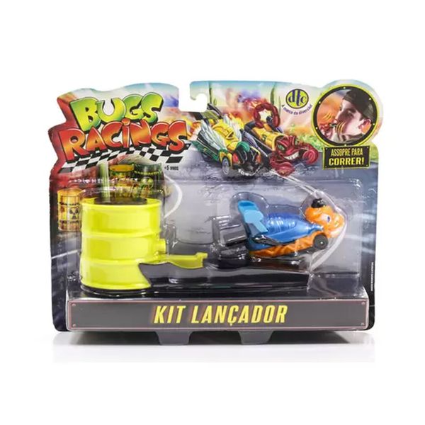 Veículo e Pista com Lançador Bugs Racing Dash - DTC