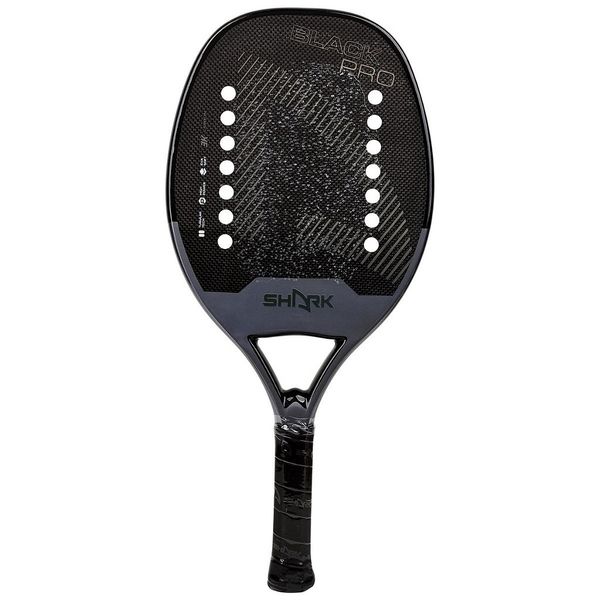 Raquete Beach Tennis Shark Black Pro Único / Preto