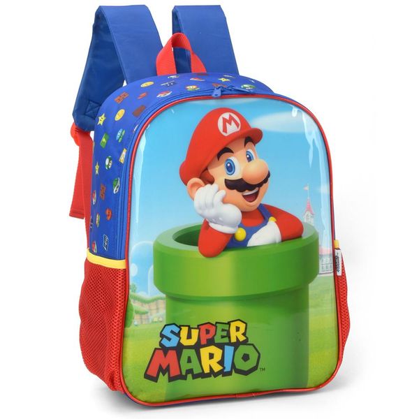 Mochila de Costas Luxcel Up4You Super Mario Azul Único