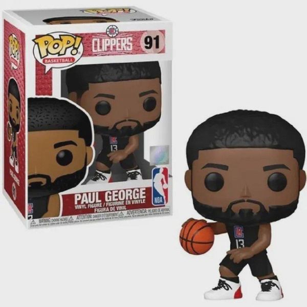 Boneco Funko Pop NBA Laclippers Paul George Alternate 91 Único