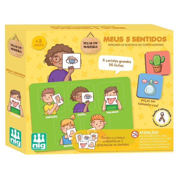 Jogo Meus 5 Sentidos - Nig