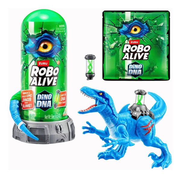 Robo Alive Dinossuro Dna Com Acessório Sortido Candide 1145