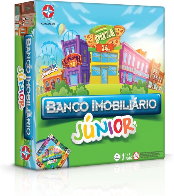 Jogo Banco Imobiliário Júnior Estrela Brinquedos