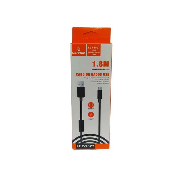 CABO DE DADOS USB X MICRO USB 1.8M - LEHMOX