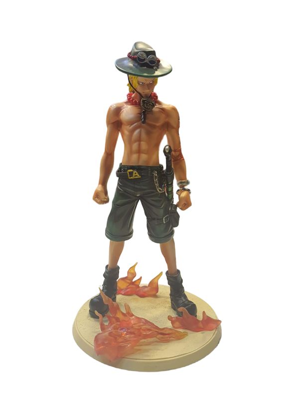 ESTÁTUA ONE PIECE: PORTGAS D. ACE (VERDE)