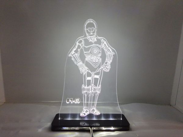 LUMINÁRIA STAR WARS: C3-PO