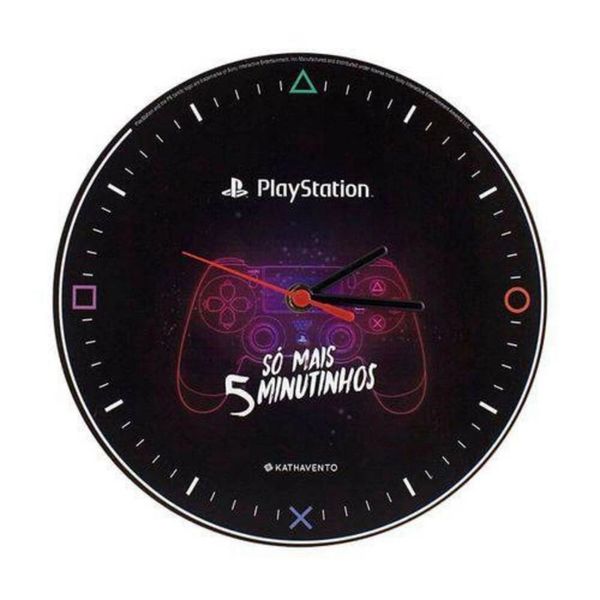 RELOGIO DE PAREDE PLAYSTATION