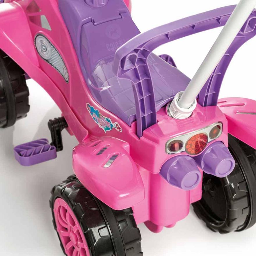 Carrinho de passeio com empurrador cross turbo calesita rosa Clearance