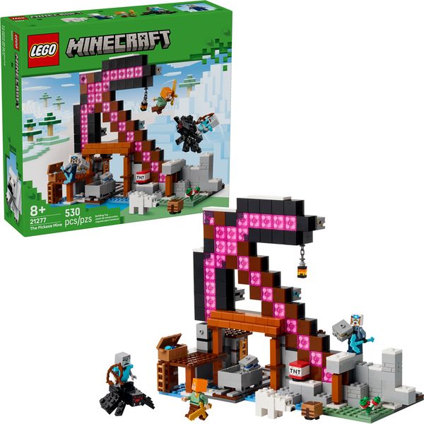 Lego Minecraft Mina da Picareta 21277 com 530pcs