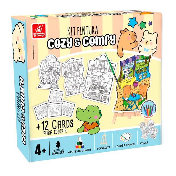 Super Kit Pintura Cozy & Comfy com Brindes