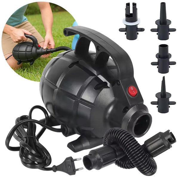 Bomba de Ar Elétrica Premium Pump Grande 600W com 4 Bicos VG Plus 220v