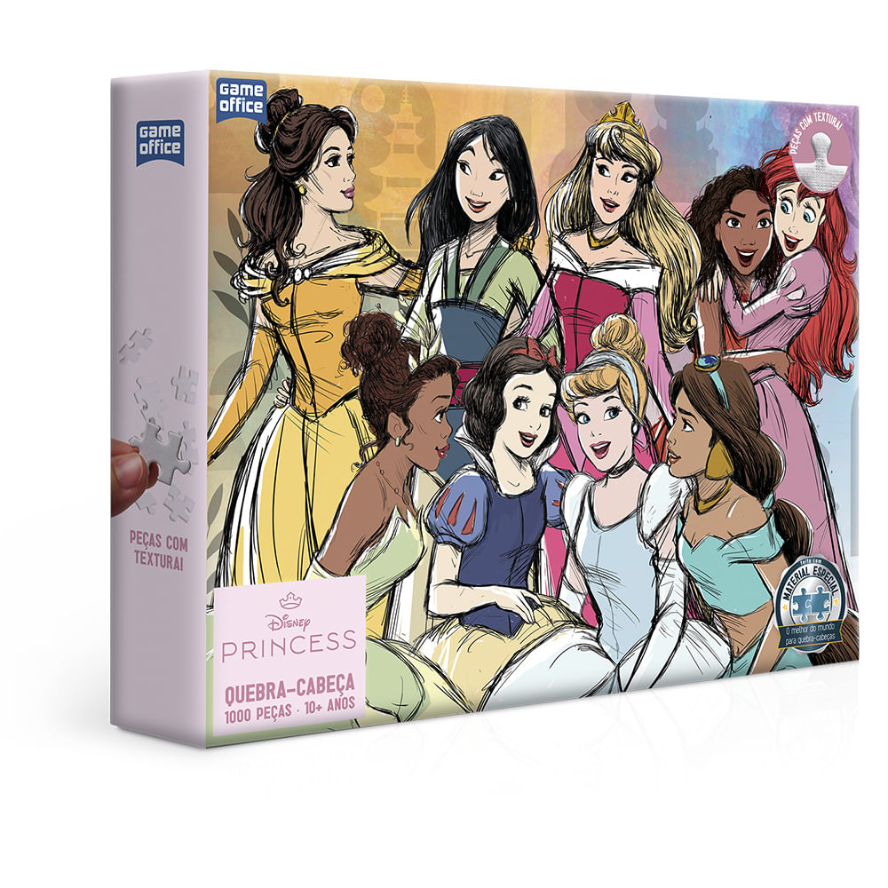 Quebra-cabeça - 1000 Peças - Disney - Princesas - Toyster
