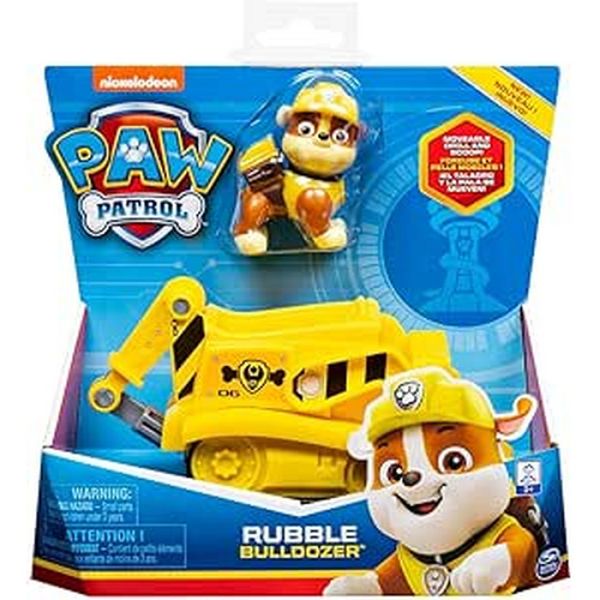 PATRULHA CANINA - VEICULO SOLIDO RUBBLE - SUNNY