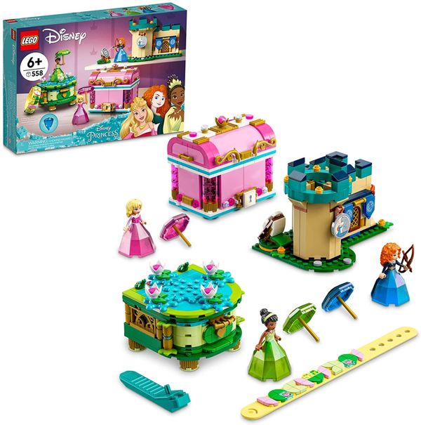 Lego Disney As Criações Encantadas de Aurora, Merida e Tiana