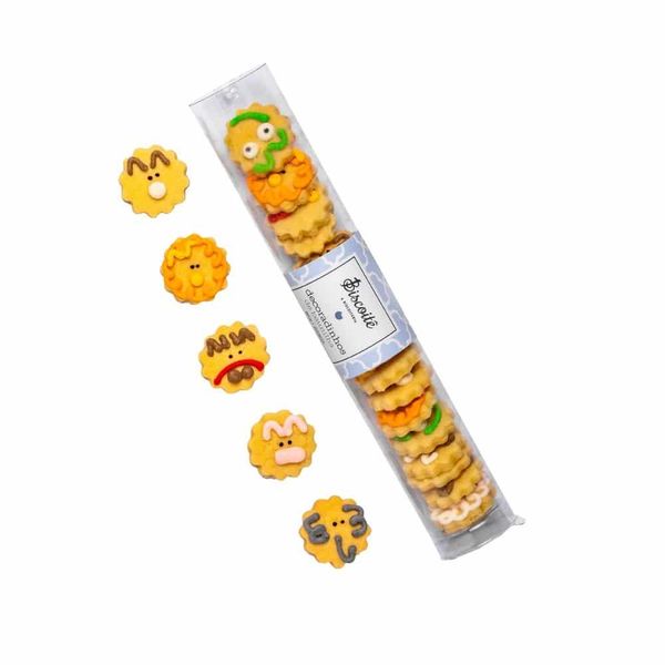 Minis Biscoitos Decorados Animais - 80G