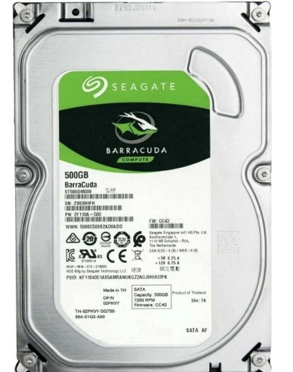 HD Externo Disco Rígido Interno 500Gb Seagate Computador DVR