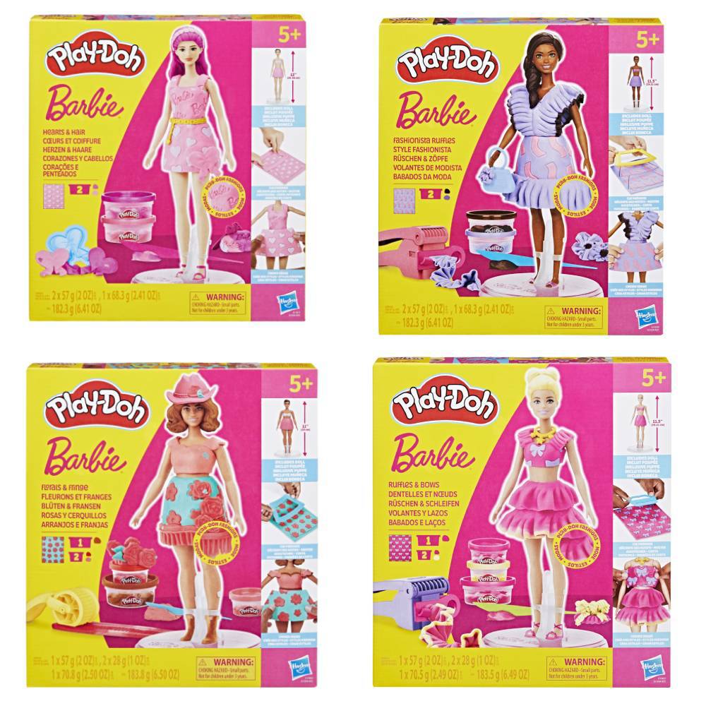 Conjunto de Massinha - Play-Doh - Barbie - Modelos Sortidos - Hasbro