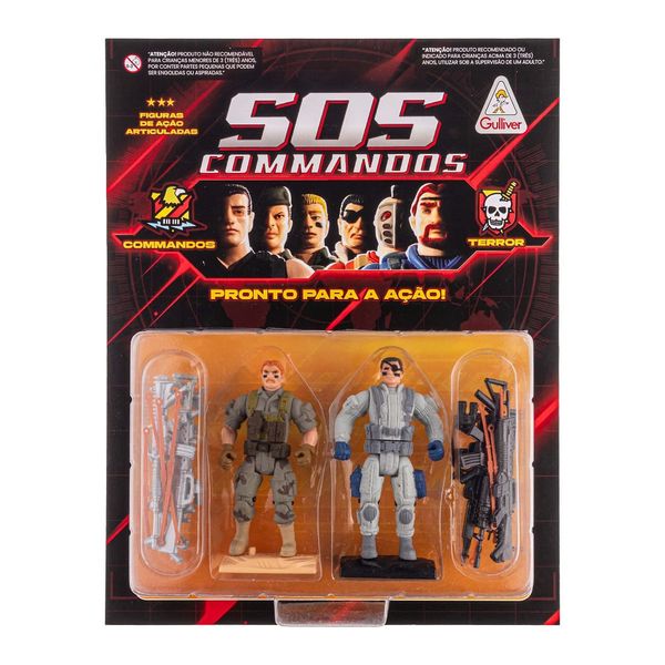 Sos Comandos - Figuras e Acessórios - Willie Go e Mattone 892 - Gulliver