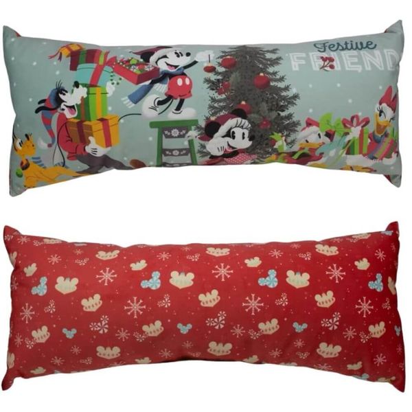Almofada Fibra Veludo 70X30Cm - Mickey E Friends Natal - Zona Criativa