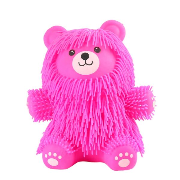 Urso Fofo Mania Flofys Anti-Stress - Rosa - Dm Toys