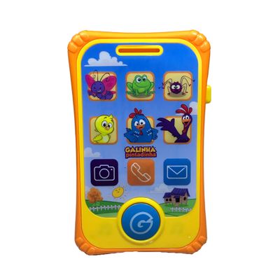 Brinquedo De Atividades Meu Primeiro Baby Phone Galinha Pintadinha Yes Toys Pbkids Mobile