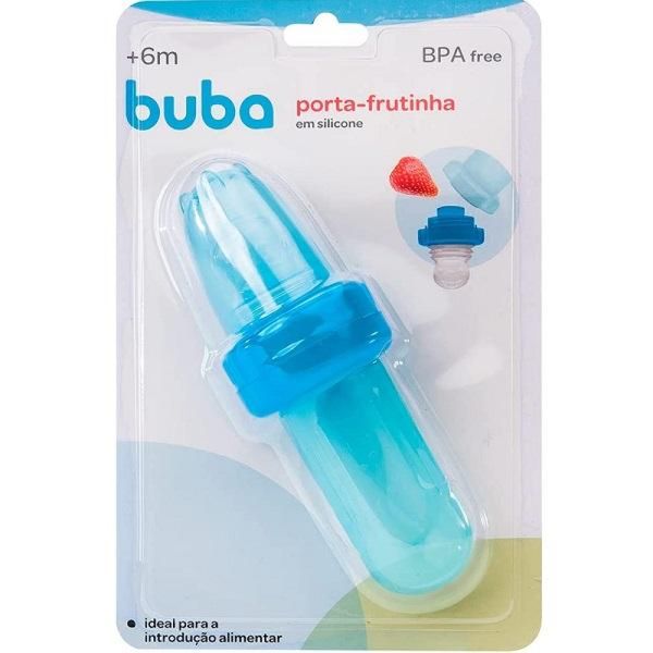 Alimentador de Silicone Porta Frutas Buba Rosa